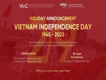 Holiday announcement for Vietnam Independence Day 
