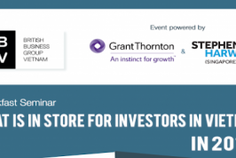 [HCMC] Breakfast Seminar - What is in store for Investors in Vietnam in 2019?