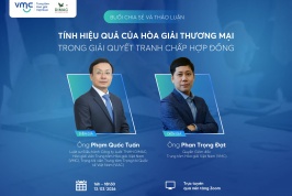 [SỰ KIỆN] BUỔI CHIA SẺ VÀ THẢO LUẬN "TÍNH HIỆU QUẢ CỦA HÒA GIẢI THƯƠNG MẠI TRONG GIẢI QUYẾT TRANH CHẤP HỢP ĐỒNG"