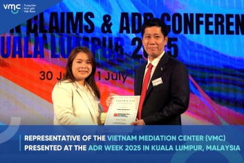 [NEWS] Representative of the Vietnam Mediation Center (VMC) presented at the ADR Week 2025 in Kuala Lumpur, Malaysia.