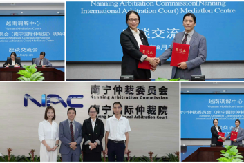 [TIN TỨC] VMC ký kết Biên bản ghi nhớ hợp tác với Trung tâm Trọng tài Nam Ninh (NIAC)