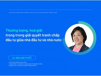 Thương lượng, hòa giải trong giải quyết tranh chấp đầu tư giữa nhà đầu tư và nhà nước