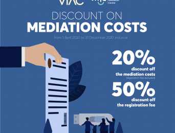 Discount on arbitration costs and mediation costs due to COVID-19