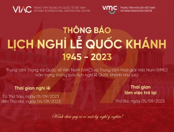 Thông báo Lịch nghỉ lễ Quốc khánh 02/09/2023