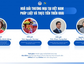 Tọa đàm Hoà giải thương mại tại Việt Nam: pháp luật và thực tiễn triển khai