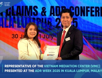 [NEWS] Representative of the Vietnam Mediation Center (VMC) presented at the ADR Week 2025 in Kuala Lumpur, Malaysia.