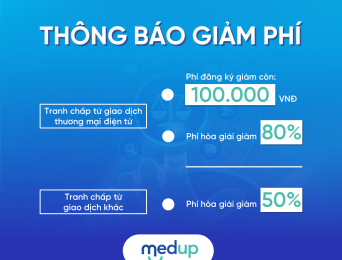 Thông báo về việc giảm phí hòa giải trực tuyến