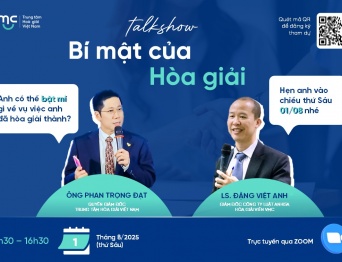 [SỰ KIỆN] Talkshow “Bí mật của Hòa giải” – Những chuyện chưa từng kể về hòa giải 