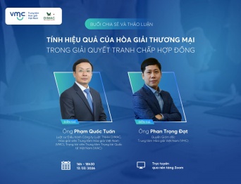 [SỰ KIỆN] BUỔI CHIA SẺ VÀ THẢO LUẬN "TÍNH HIỆU QUẢ CỦA HÒA GIẢI THƯƠNG MẠI TRONG GIẢI QUYẾT TRANH CHẤP HỢP ĐỒNG"