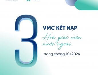 [Tin tức] VMC kết nạp 03 Hòa giải viên mới trong tháng 10/2024 
