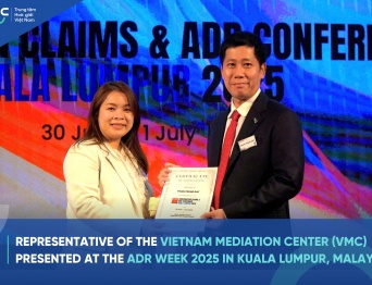 [NEWS] Representative of the Vietnam Mediation Center (VMC) presented at the ADR Week 2025 in Kuala Lumpur, Malaysia.