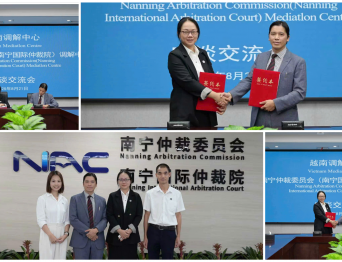 [TIN TỨC] VMC ký kết Biên bản ghi nhớ hợp tác với Trung tâm Trọng tài Nam Ninh (NIAC)