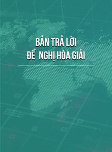 Bản trả lời đề nghị hòa giải