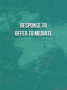 Response to Offer to Mediate