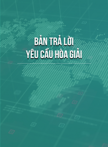 Bản trả lời yêu cầu hòa giải