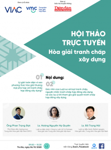 Hội thảo trực tuyến Hòa giải tranh chấp xây dựng